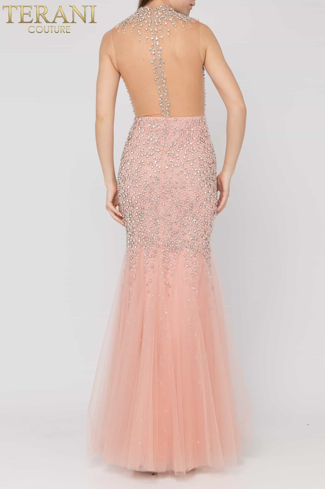 I Dress Cute Blush Tulle And Lace Wedding Dress - 2011P1133 - Image 2