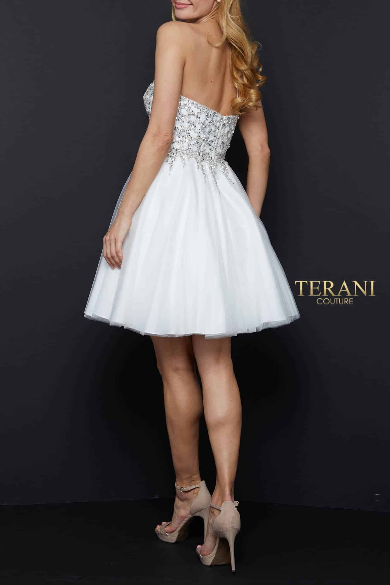 I Dress Cute Straight Across Neckline Short Dress - 2011P1017 - Image 2