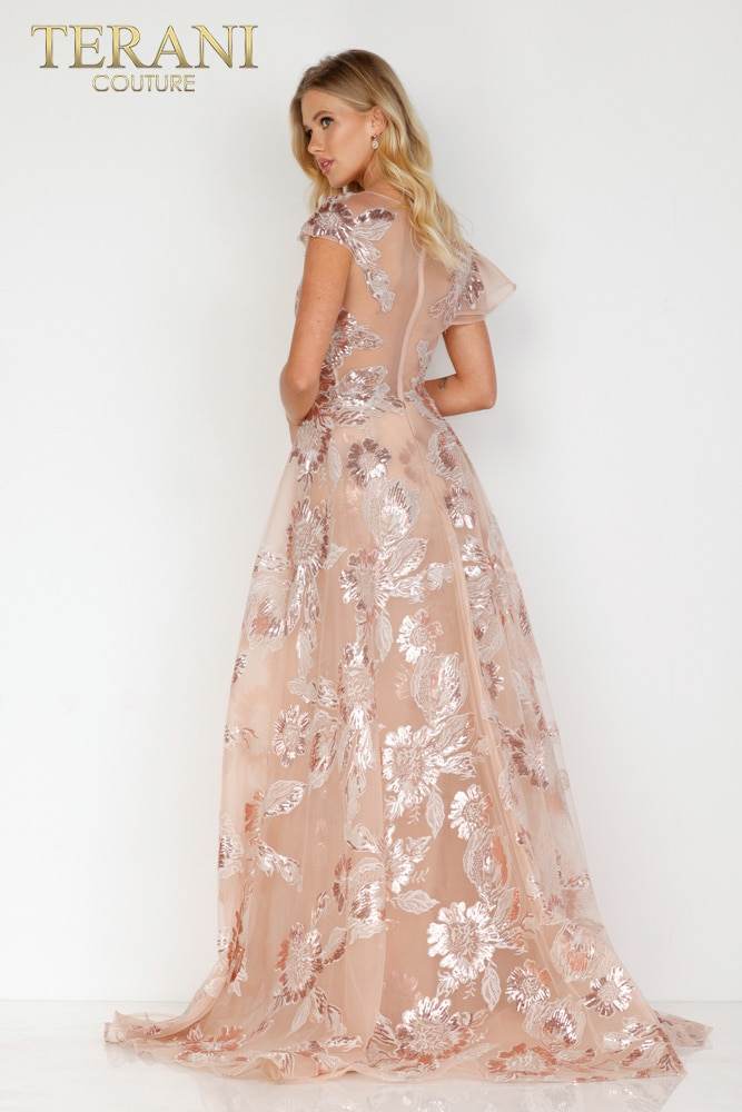 I Dress Cute Rose Pageant Dresses 2022 Long Sequins Evening Dress - 2111e4724 - Image 2