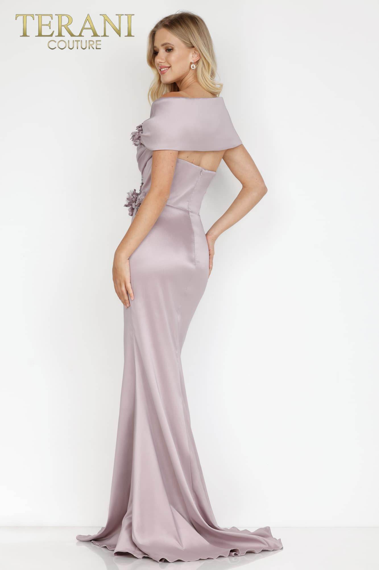 I Dress Cute Emerald Long Stretch Mikado Mother of the Bride Dress - 2021m2969 - Image 9