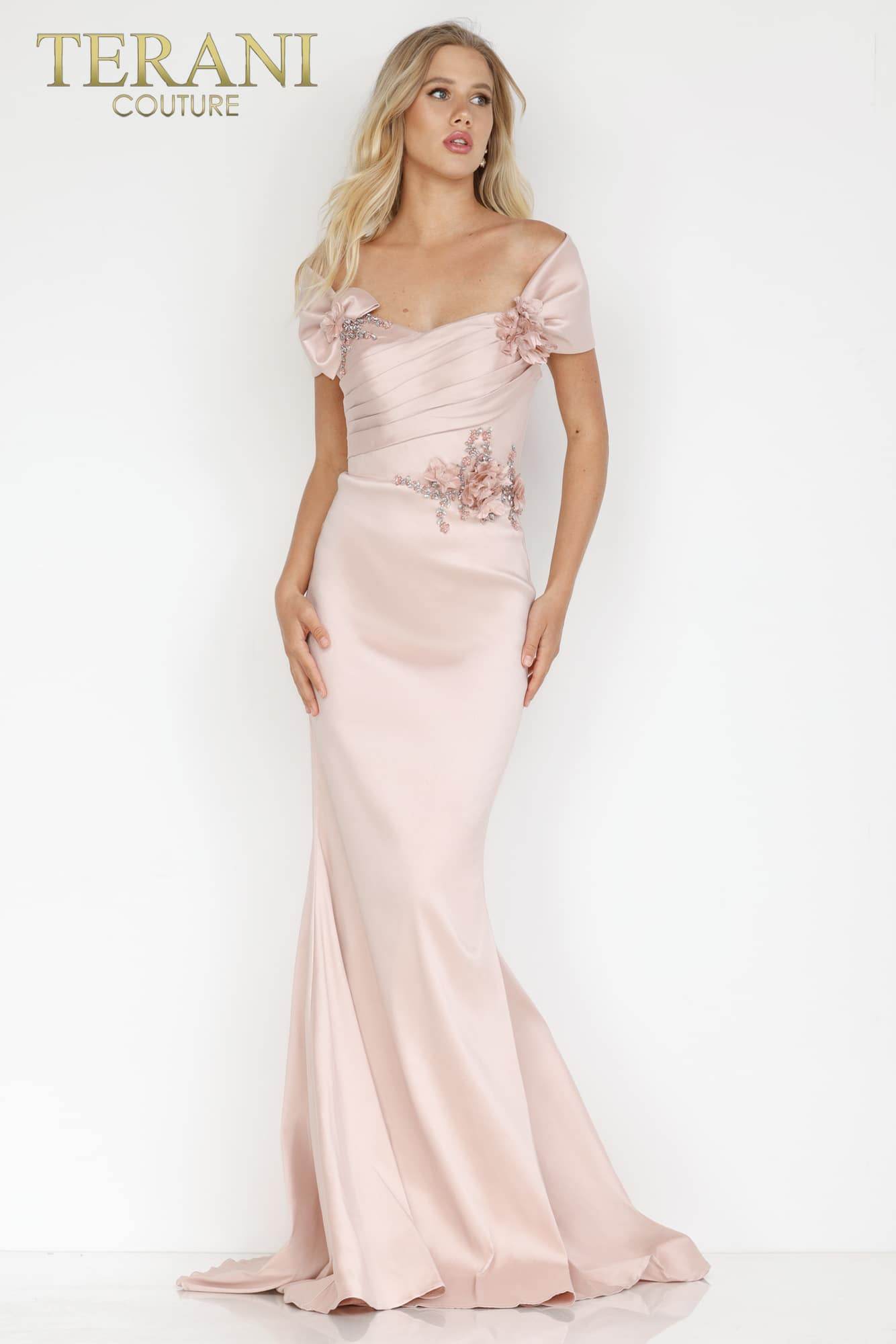 I Dress Cute Emerald Long Stretch Mikado Mother of the Bride Dress - 2021m2969 - Image 3
