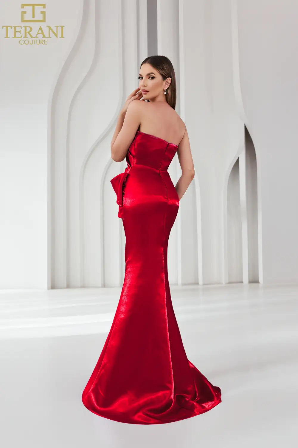 I Dress Cute Terani Couture 251E4231 Long Shimmer Sheath Dress - Image 14