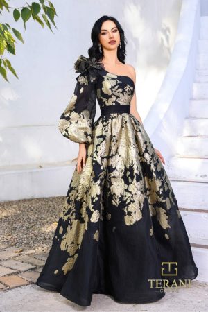 Terani Couture 252E5140 Ballgown Long Evening Dress