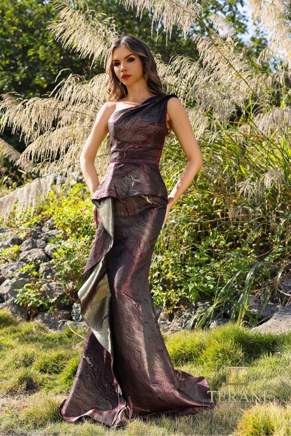 I Dress Cute Terani Couture 252E5159 Bodycon Long Evening Dress