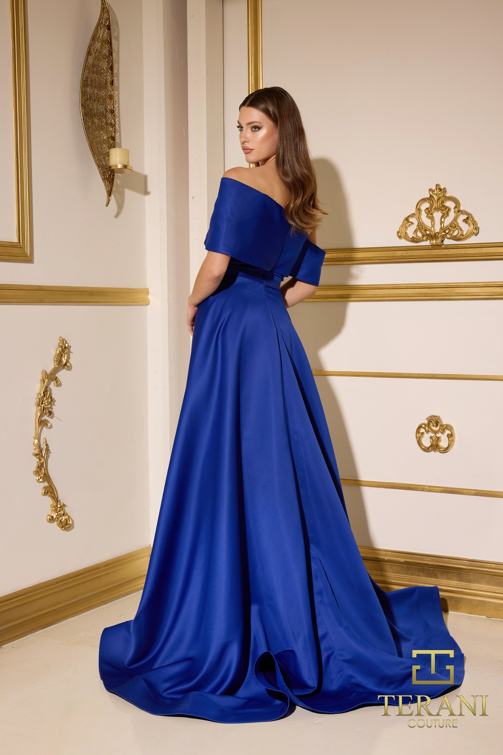 I Dress Cute Terani Couture 252M5312 Train Long MOB Dress - Image 2