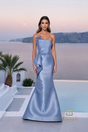 Terani Couture 261M6462 Mikado Mermaid Gown
