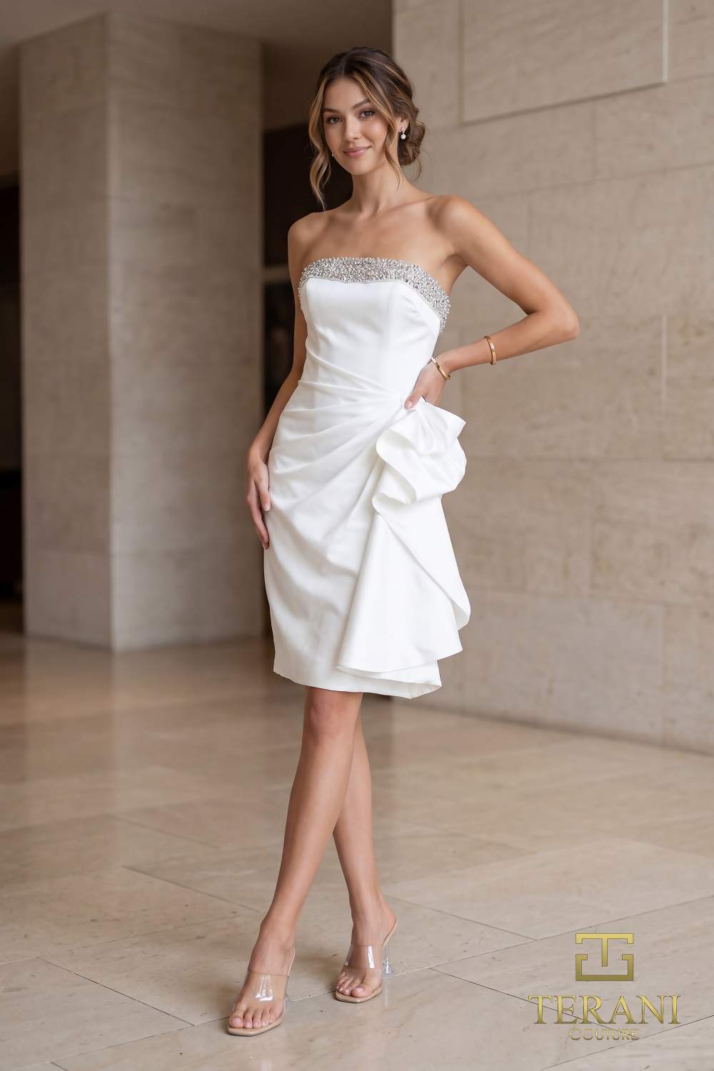 I Dress Cute Short Homecoming Sheath Dress - 252C5098 - Image 2