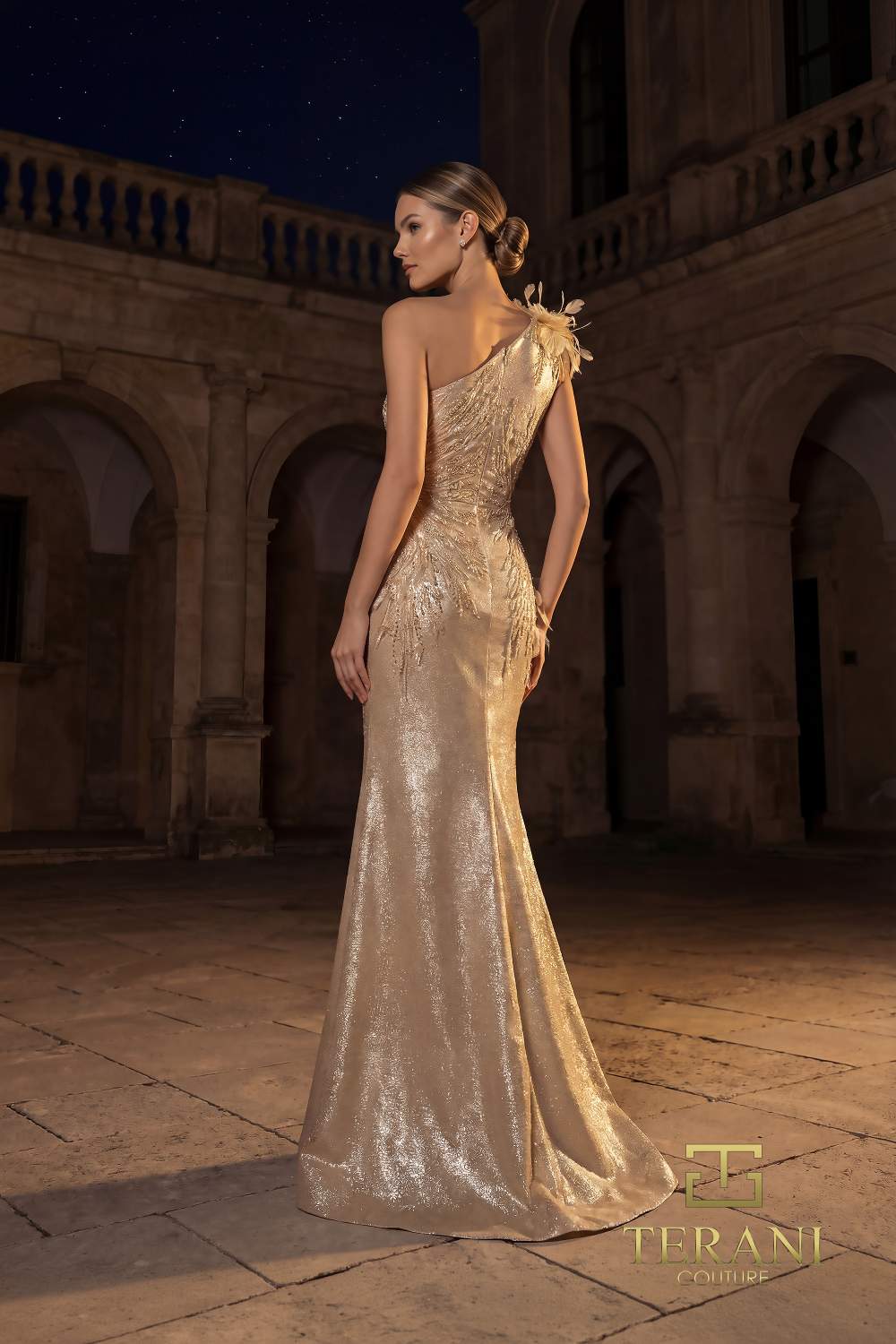 I Dress Cute One-Shoulder Long Evening Dress - 262E7062