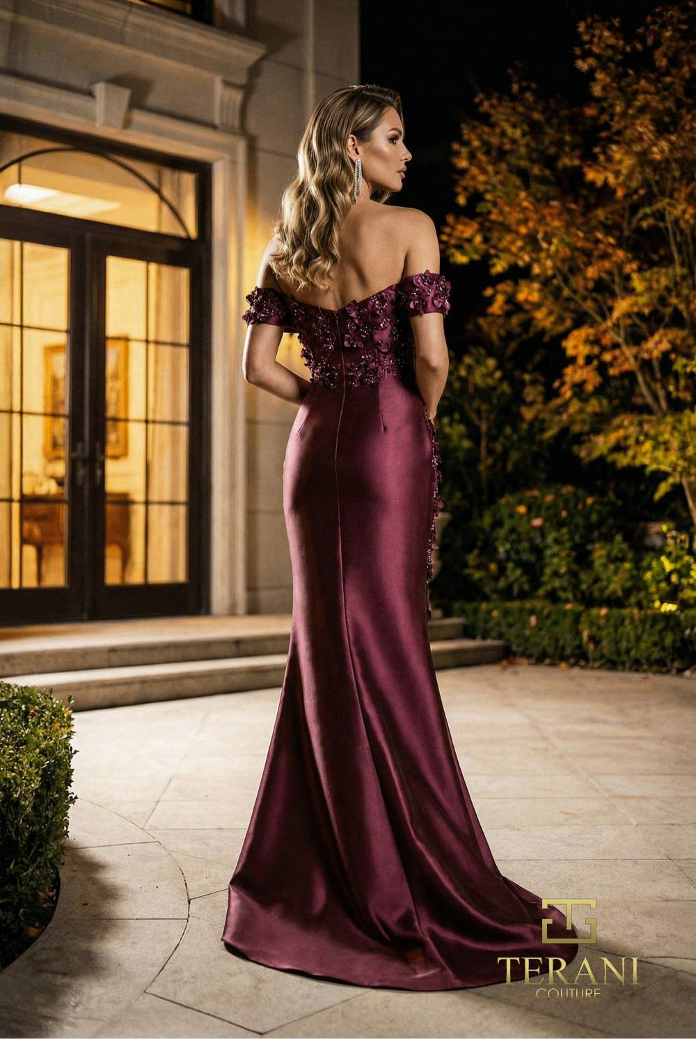 I Dress Cute Off-Shoulder Long Mother of the Bride Dress - 262M7254 - Image 2