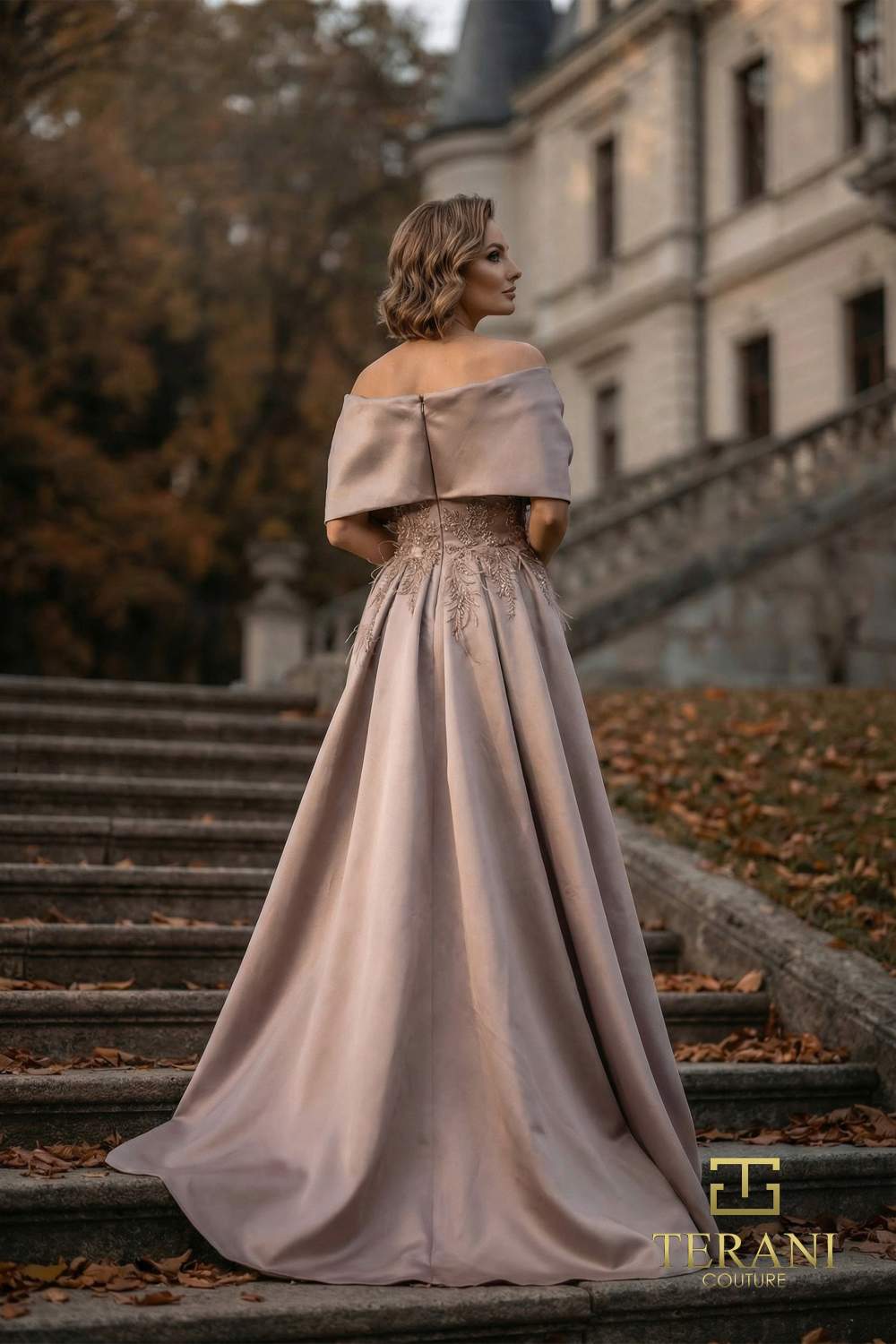 I Dress Cute Off-Shoulder Long Mother of the Bride Dress - 262M7271 - Image 2