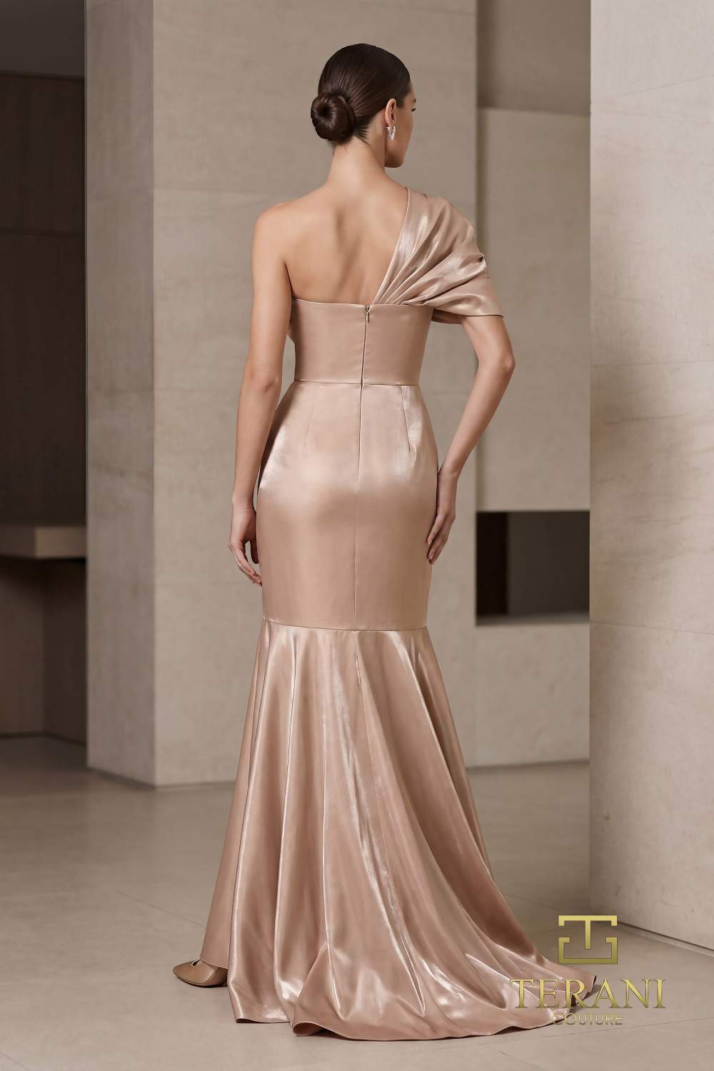 I Dress Cute One-Shoulder Long Evening Dress - 262E7119