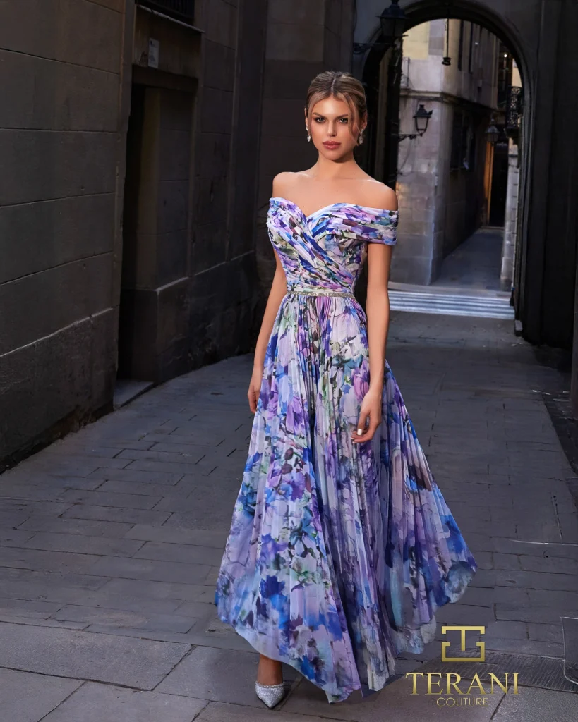 off-shoulder dress