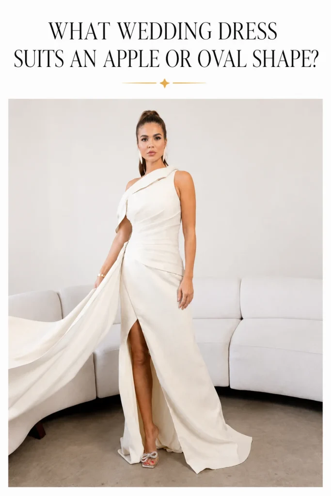 What Wedding Dress Suits an Apple or Oval Shape?